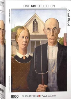 Eurographics 1000 Pieces* - American Gothic - 1000 Piece Jigsaw Puzzle