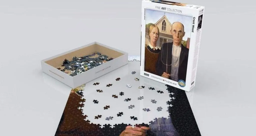 Eurographics 1000 Pieces* - American Gothic - 1000 Piece Jigsaw Puzzle