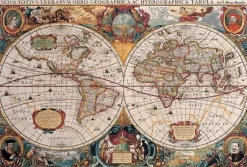 Eurographics 2000 Pieces* - Antique World Map - 2000 Piece Jigsaw Puzzle