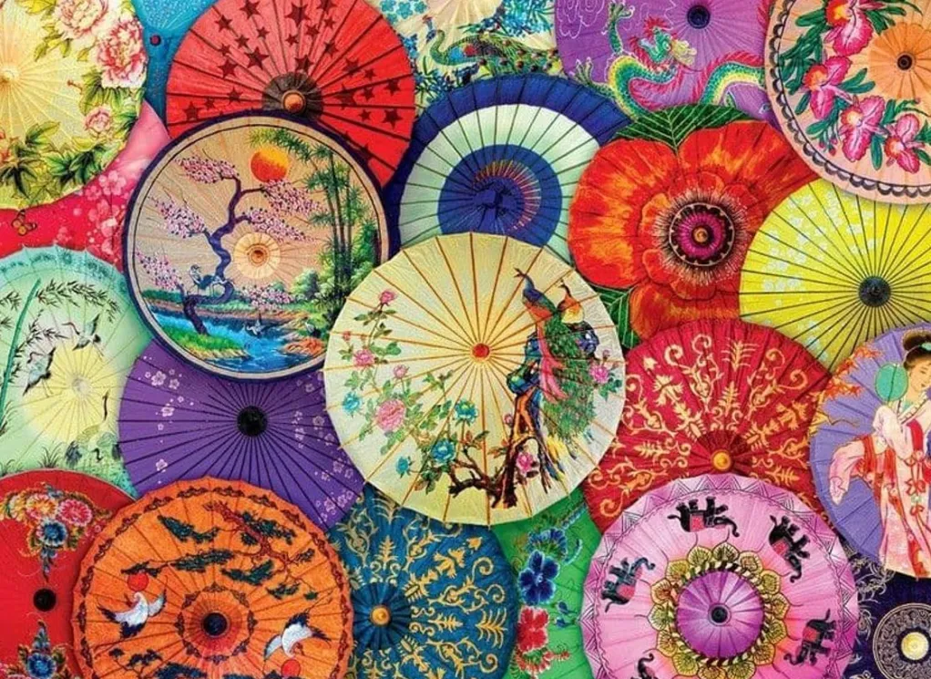 Eurographics 1000 Pieces* - Asian Paper Umbrella - 1000 Piece Jigsaw Puzzle