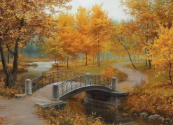 Eurographics 1000 Pieces* - Autumn In An Old Park - 1000 Piece Jigsaw Puzzle