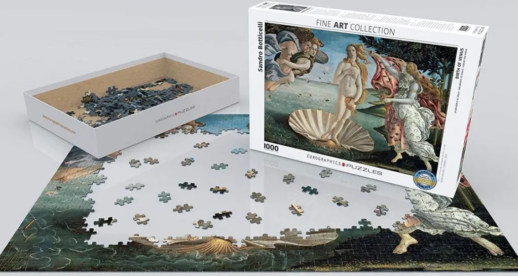 Eurographics 1000 Pieces* - Birth Of Venus - Botticelli - 1000 Piece Jigsaw Puzzle