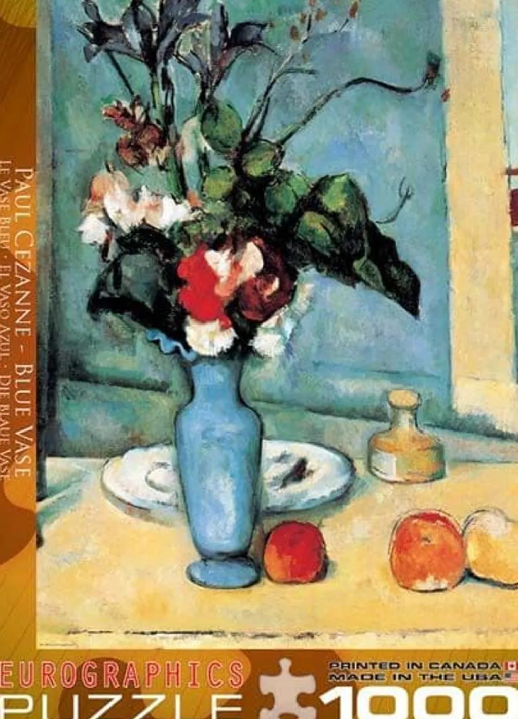 Eurographics 1000 Pieces* - Blue Vase - Paul Cezanne - 1000 Piece Jigsaw Puzzle