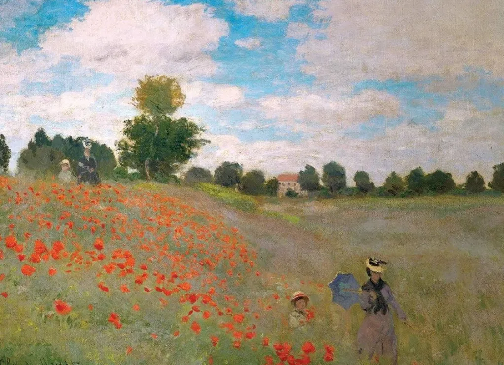 Eurographics 1000 Pieces* - Claude Monet - The Poppy Field - 1000 Piece Jigsaw Puzzle