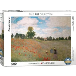 Eurographics 1000 Pieces* - Claude Monet - The Poppy Field - 1000 Piece Jigsaw Puzzle
