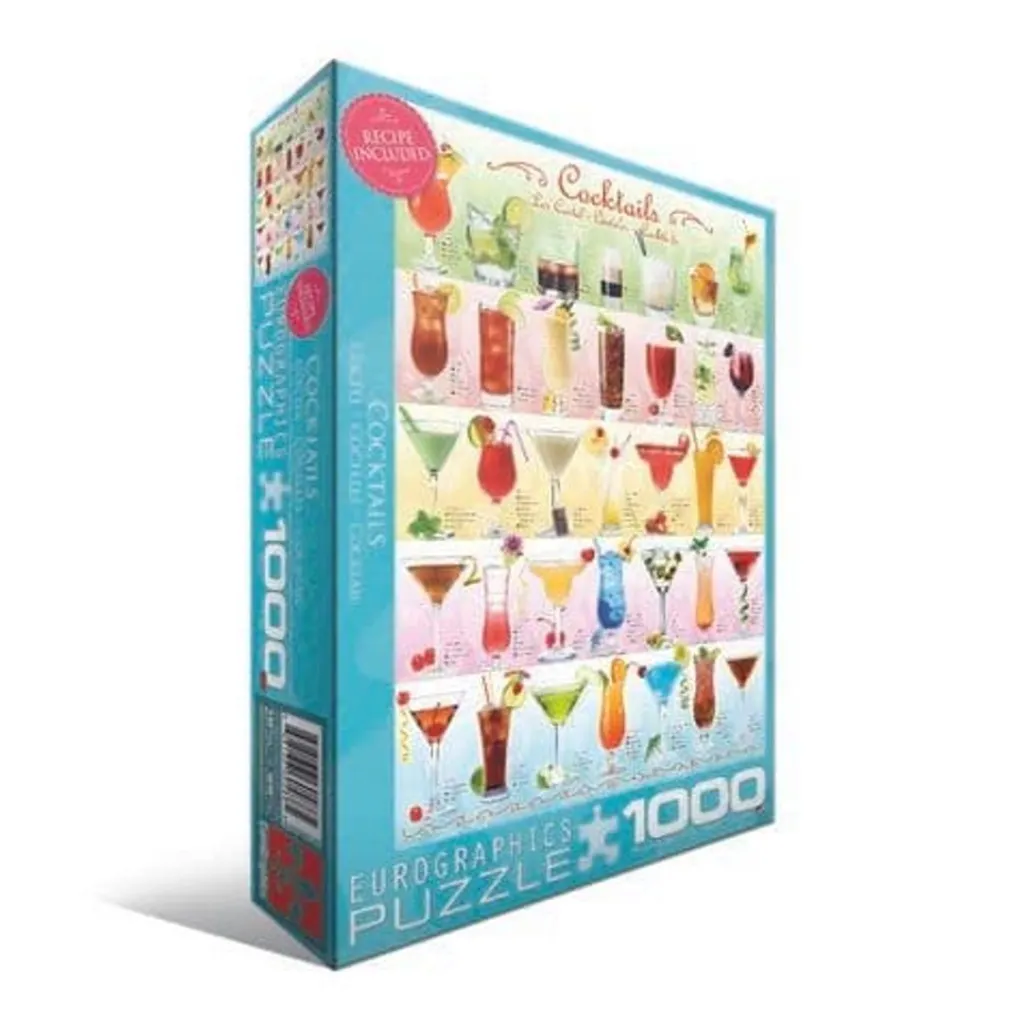 Eurographics 1000 Pieces* - Cocktails - 1000 Piece Jigsaw Puzzle
