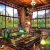 Eurographics 1000 Pieces* - Cozy Cabin - 1000 Piece Jigsaw Puzzle