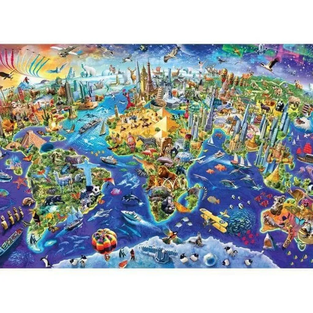 Eurographics 2000 Pieces* - Crazy World - 2000 Piece Jigsaw Puzzle