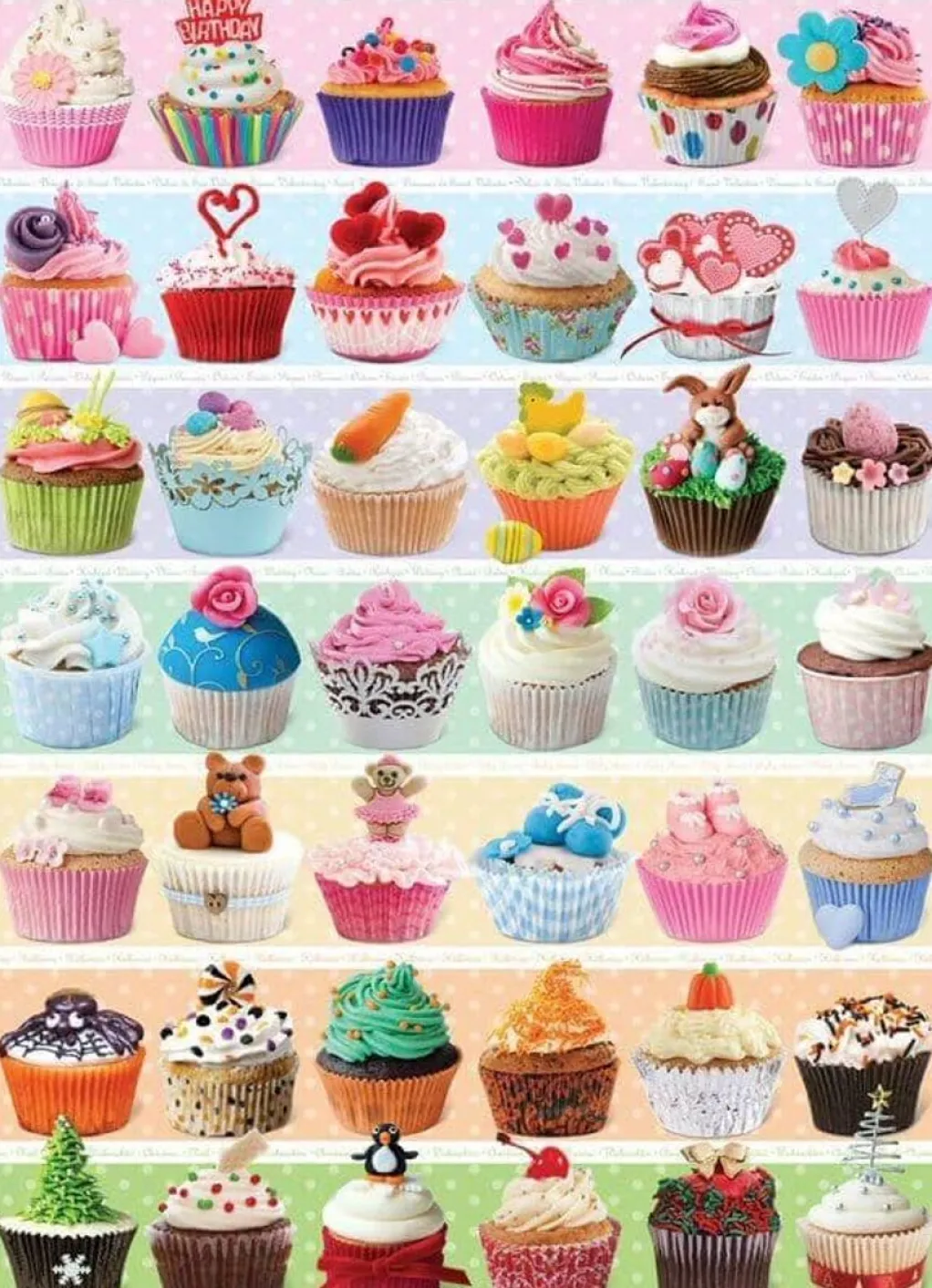 Eurographics 1000 Pieces* - Cupcake Celebration - 1000 Piece Jigsaw Puzzle