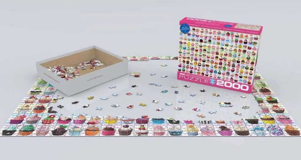 Eurographics 2000 Pieces* - Cupcakes Galore - 2000 Piece Jigsaw Puzzle