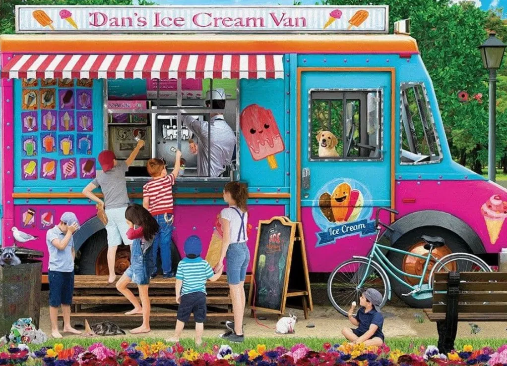 Eurographics 1000 Pieces* - Dan'S Ice Cream Van - 1000 Piece Jigsaw Puzzle