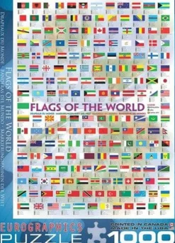 Eurographics 1000 Pieces* - Flags Of The World - 1000 Piece Jigsaw Puzzle