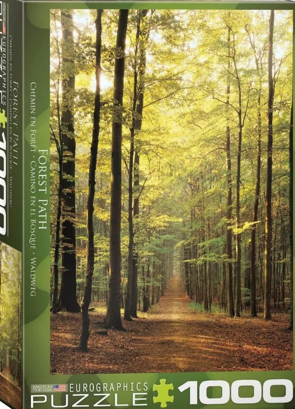 Eurographics 1000 Pieces* - Forest Path - 1000 Piece Jigsaw Puzzle