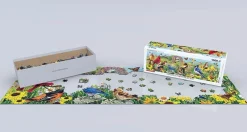 Eurographics 1000 Pieces* - Garden Birds - Panoramic 1000 Piece Jigsaw Puzzle