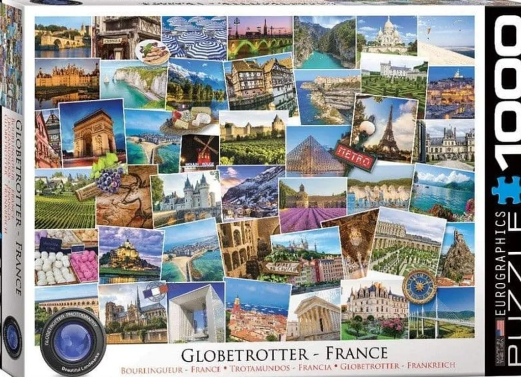 Eurographics 1000 Pieces* - Globetrotter France - 1000 Piece Jigsaw Puzzle