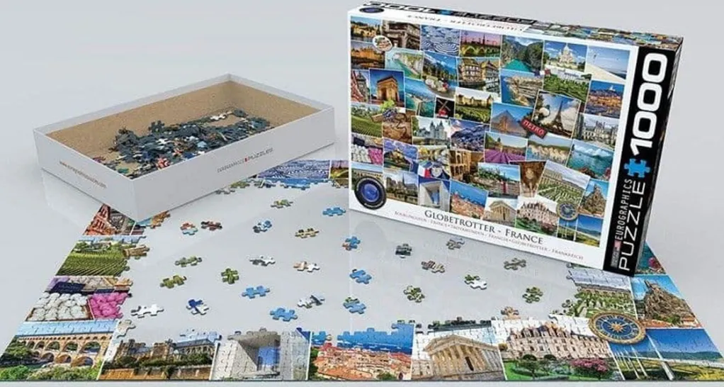 Eurographics 1000 Pieces* - Globetrotter France - 1000 Piece Jigsaw Puzzle