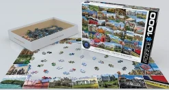 Eurographics 1000 Pieces* - Globetrotter United Kingdom - 1000 Piece Jigsaw Puzzle