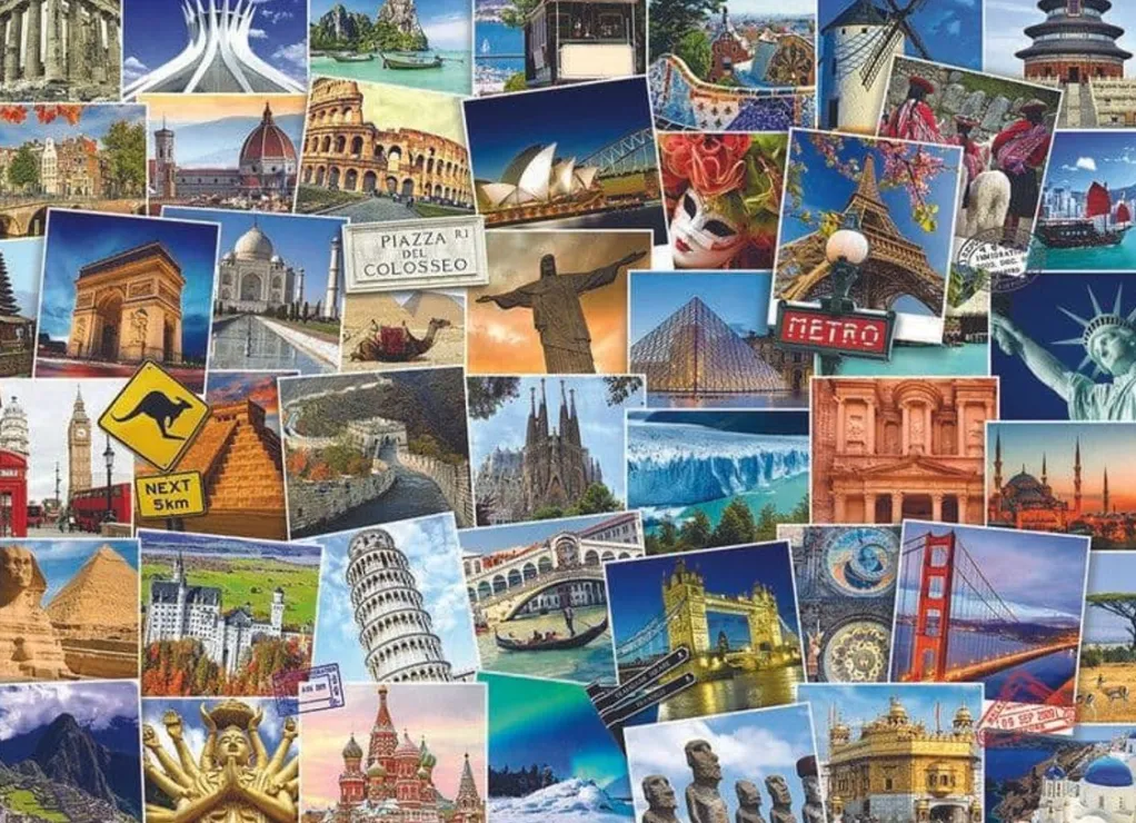 Eurographics 1000 Pieces* - Globetrotter World - 1000 Piece Jigsaw Puzzle