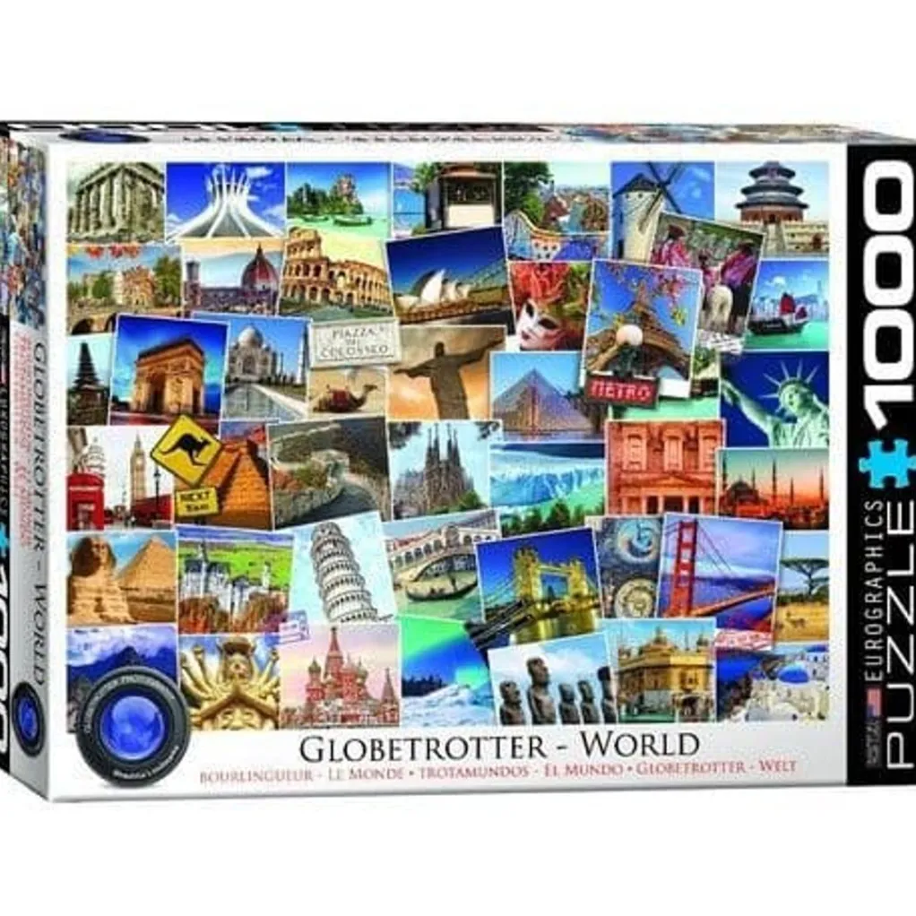 Eurographics 1000 Pieces* - Globetrotter World - 1000 Piece Jigsaw Puzzle