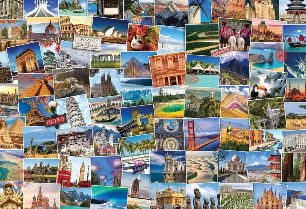 Eurographics 2000 Pieces* - Globetrotter World - 2000 Piece Jigsaw Puzzle