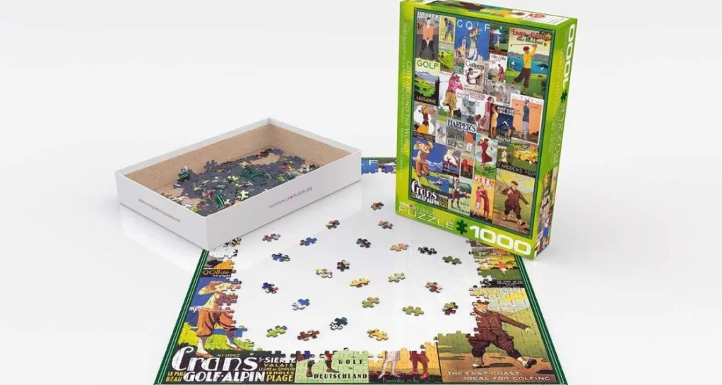 Eurographics 1000 Pieces* - Golf Around The World - 1000 Piece Jigsaw Puzzle