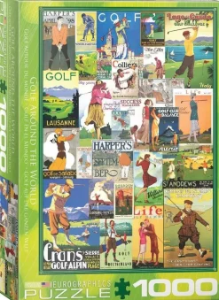Eurographics 1000 Pieces* - Golf Around The World - 1000 Piece Jigsaw Puzzle