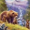 Eurographics Extra Large Pieces* - Grizzly Cubs - 500Xl Piece Jigsaw Puzzle