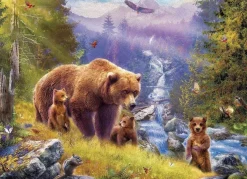 Eurographics Extra Large Pieces* - Grizzly Cubs - 500Xl Piece Jigsaw Puzzle