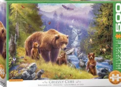 Eurographics Extra Large Pieces* - Grizzly Cubs - 500Xl Piece Jigsaw Puzzle