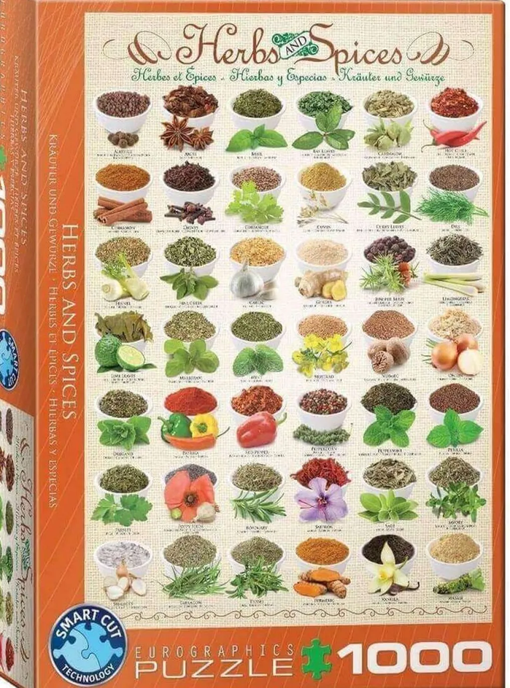 Eurographics 1000 Pieces* - Herbs And Spices - 1000 Piece Jigsaw Puzzle