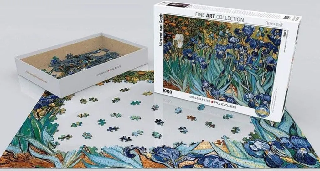 Eurographics 1000 Pieces* - Irises Vincent Van Gogh - 1000 Piece Jigsaw Puzzle