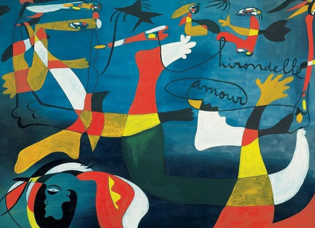 Eurographics 1000 Pieces* - Joan Miro - Swallow Love - 1000 Piece Jigsaw Puzzle
