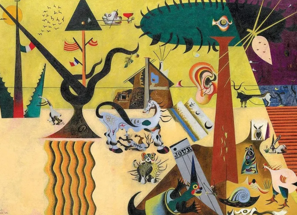 Eurographics 1000 Pieces* - Joan Miro - Tilled Field - 1000 Piece Jigsaw Puzzle