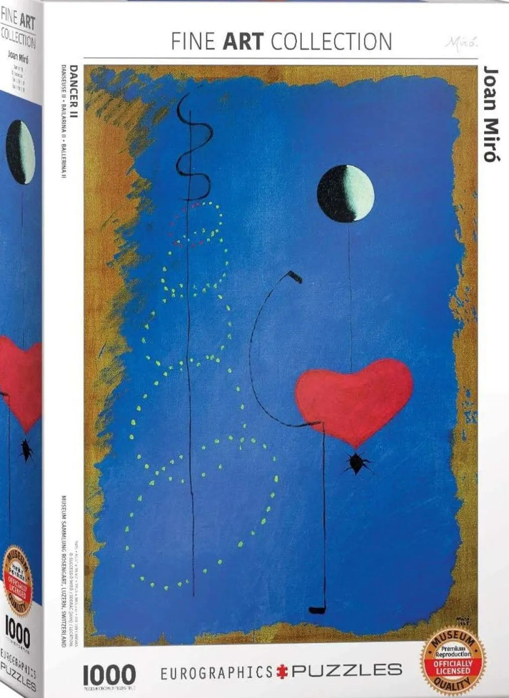 Eurographics 1000 Pieces* - Joan Miro - Dancer 2 - 1000 Piece Jigsaw Puzzle