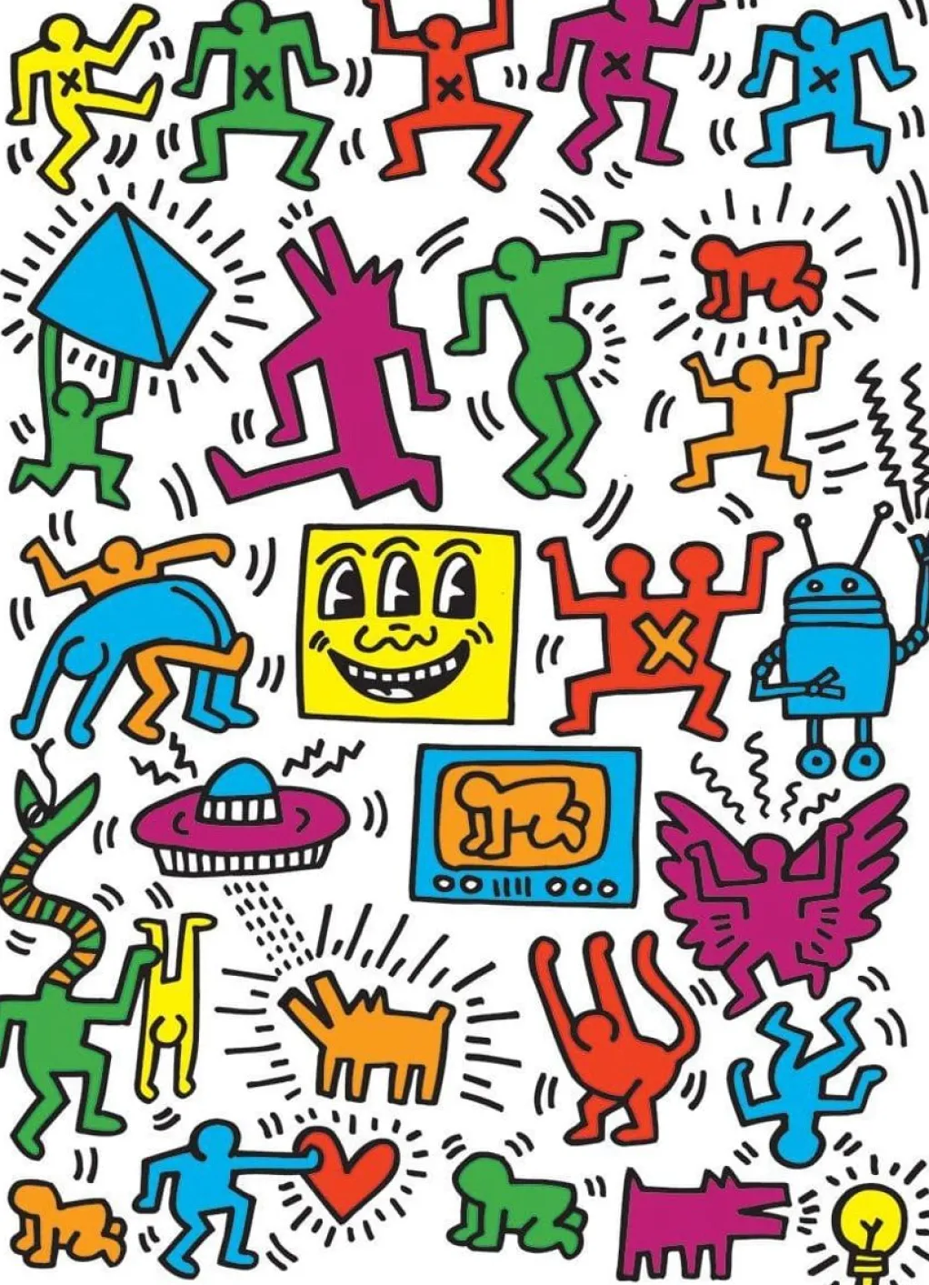 Eurographics 1000 Pieces* - Keith Haring - 1000 Piece Jigsaw Puzzle