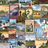 Eurographics 1000 Pieces* - Lighthouses Vintage Posters - 1000 Piece Jigsaw Puzzle