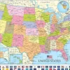 Eurographics 1000 Pieces* - Map Of The United States - 1000 Piece Jigsaw Puzzle