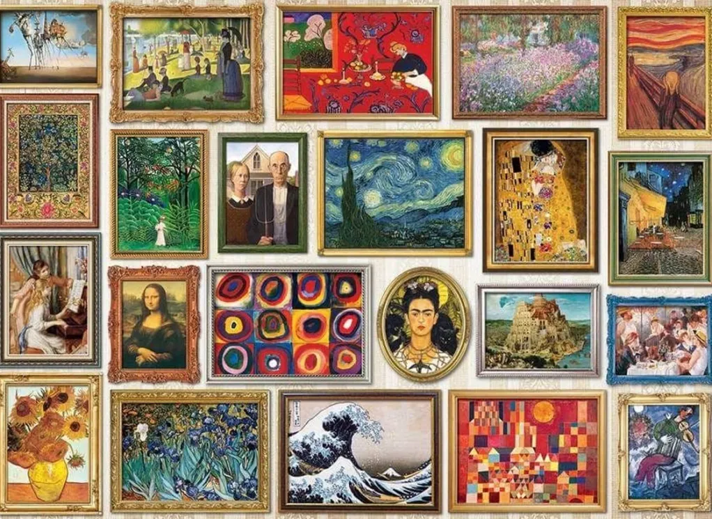 Eurographics 1000 Pieces* - Masterpieces - 1000 Piece Jigsaw Puzzle