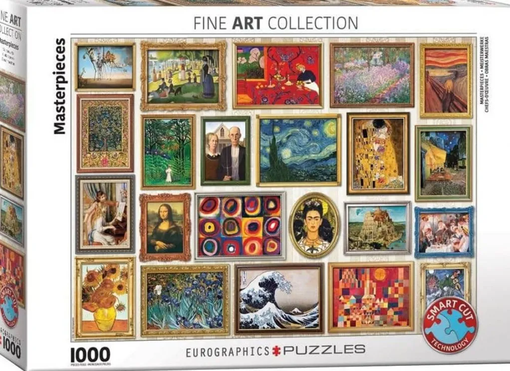 Eurographics 1000 Pieces* - Masterpieces - 1000 Piece Jigsaw Puzzle