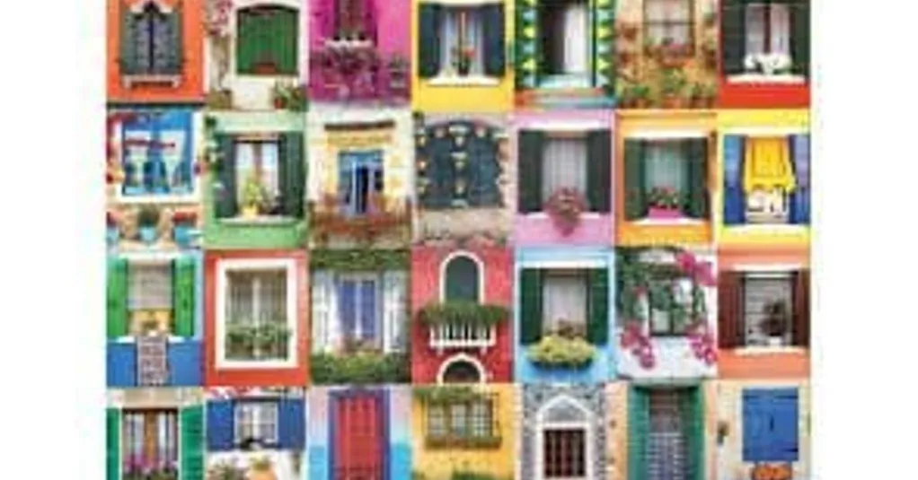 Eurographics 1000 Pieces* - Mediterranean Windows - 1000 Piece Jigsaw Puzzle