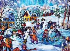 Eurographics 1000 Pieces* - Mertikas - Snow Day - 1000 Piece Jigsaw Puzzle