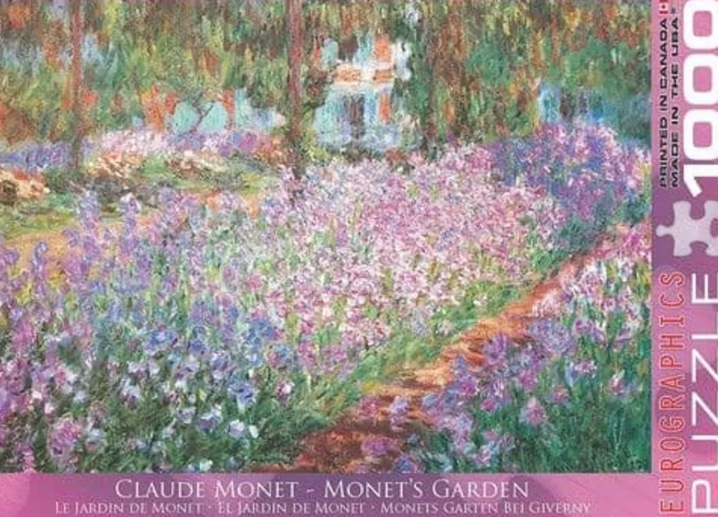 Eurographics 1000 Pieces* - Monet'S Garden - Monet - 1000 Piece Jigsaw Puzzle