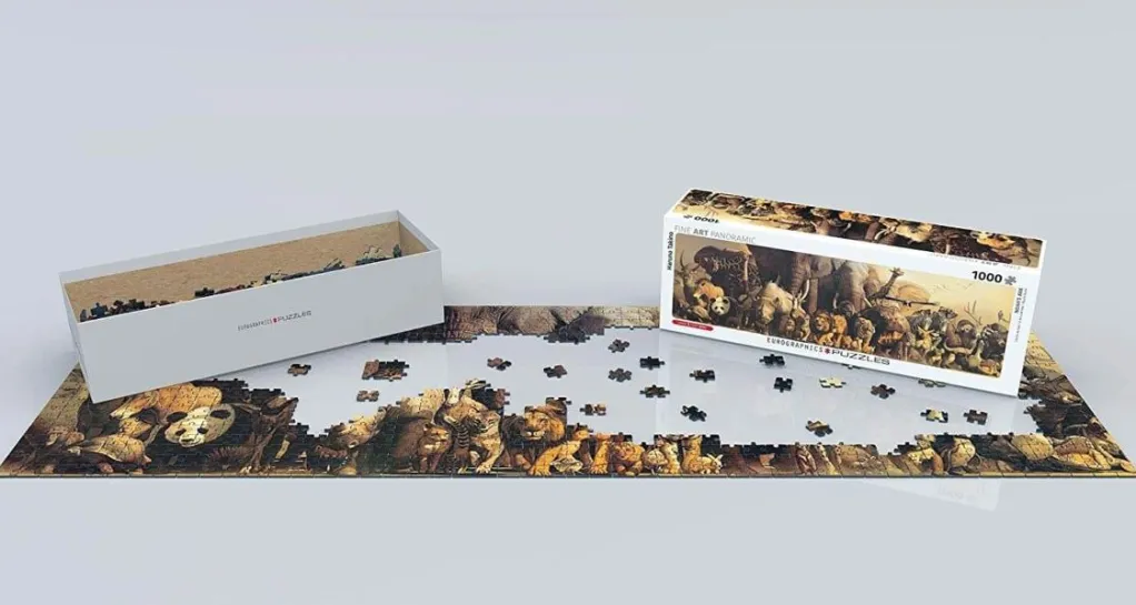 Eurographics 1000 Pieces* - Noah'S Ark - Panoramic 1000 Piece Jigsaw Puzzle
