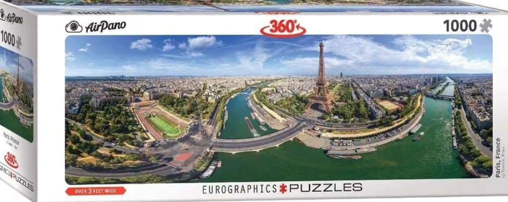 Eurographics 1000 Pieces* - Paris - France - 1000 Piece Jigsaw Puzzle Panoramic