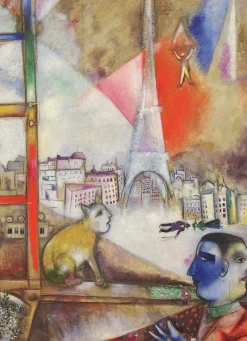 Eurographics 1000 Pieces* - Paris Through The Window - Marc Chagall - 1000 Piece Jigsaw Puzzle