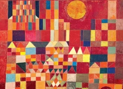 Eurographics 1000 Pieces* - Paul Klee - Castle And Sun - 1000 Piece Jigsaw Puzzle