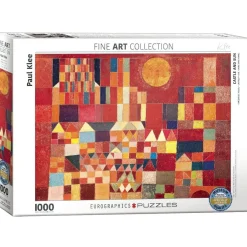 Eurographics 1000 Pieces* - Paul Klee - Castle And Sun - 1000 Piece Jigsaw Puzzle