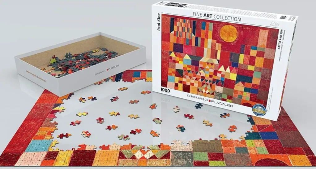 Eurographics 1000 Pieces* - Paul Klee - Castle And Sun - 1000 Piece Jigsaw Puzzle