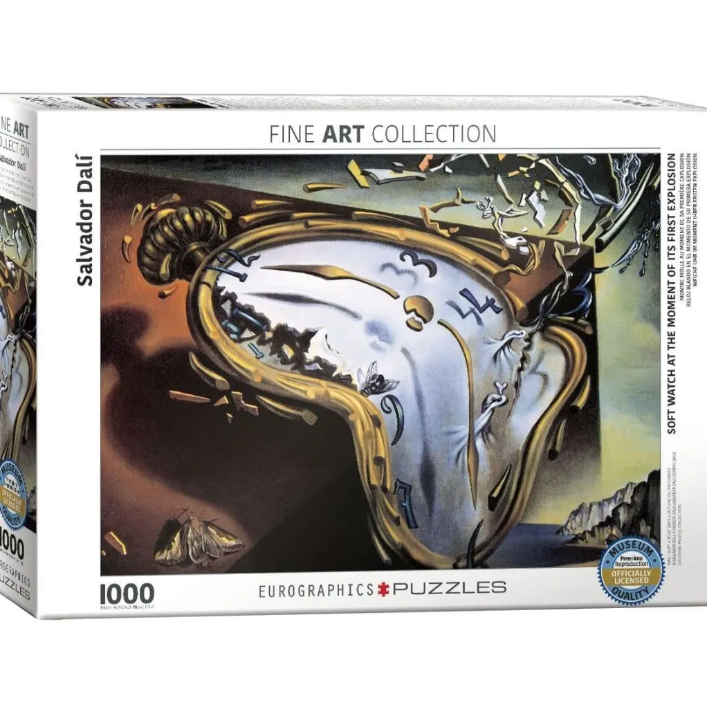 Eurographics 1000 Pieces* - Salvador Dali - Soft Watch At Moment Of First Explosion - 1000 Piece Jigsaw Puzzle