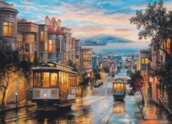 Eurographics 1000 Pieces* - San Francisco - Cable Car - 1000 Piece Jigsaw Puzzle